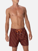 Badeshorts für Herren aus leichtem Stoff Lighting Micro Fantasy mit Roma-Aufdruck | AS ROMA SPECIAL EDITION