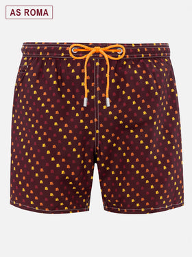 Badeshorts für Herren aus leichtem Stoff Lighting Micro Fantasy mit Roma-Aufdruck | AS ROMA SPECIAL EDITION