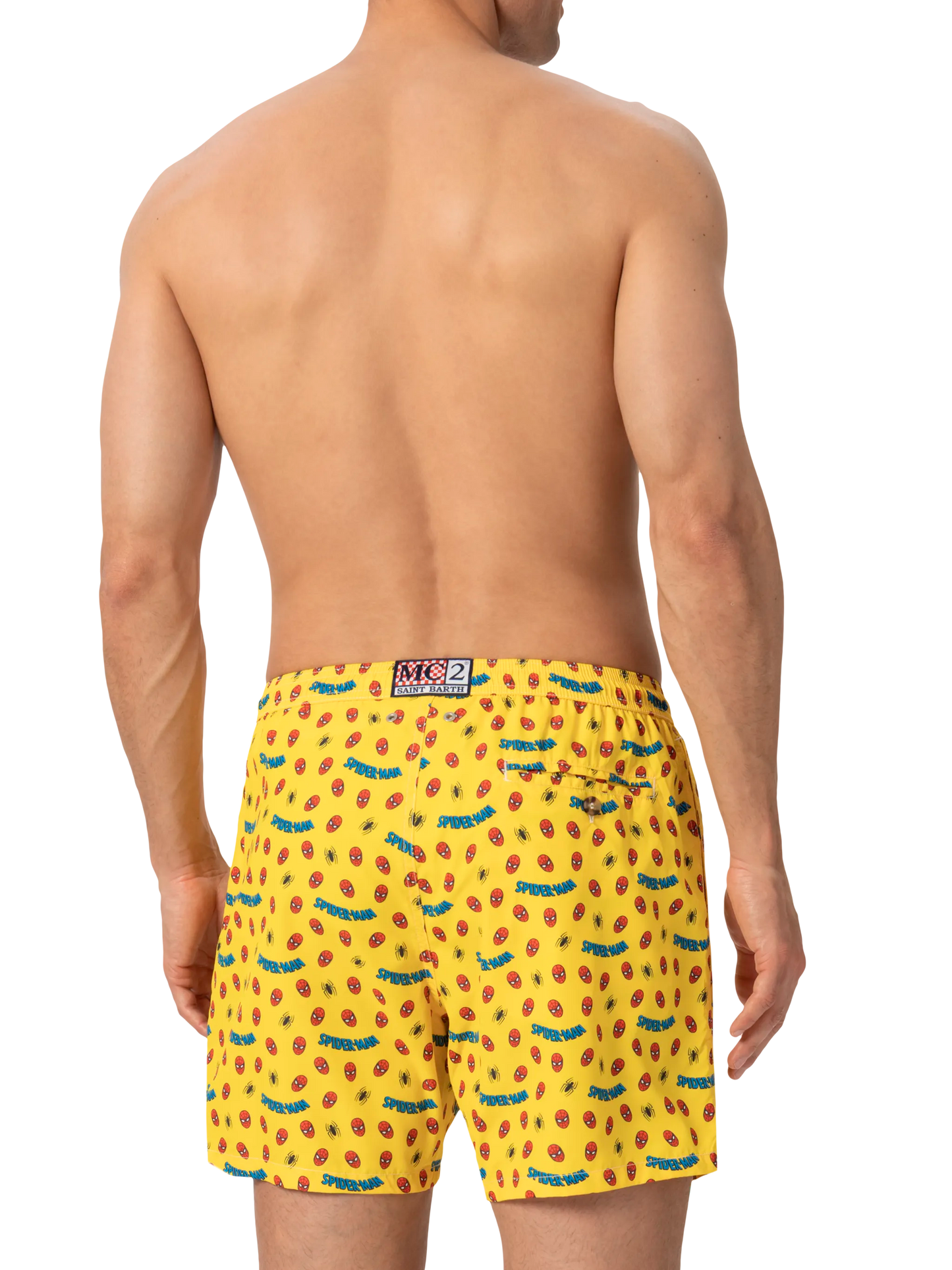 Lightweight fabric swim shorts Lighting with Spiderman print | MARVEL SPECIAL EDITION