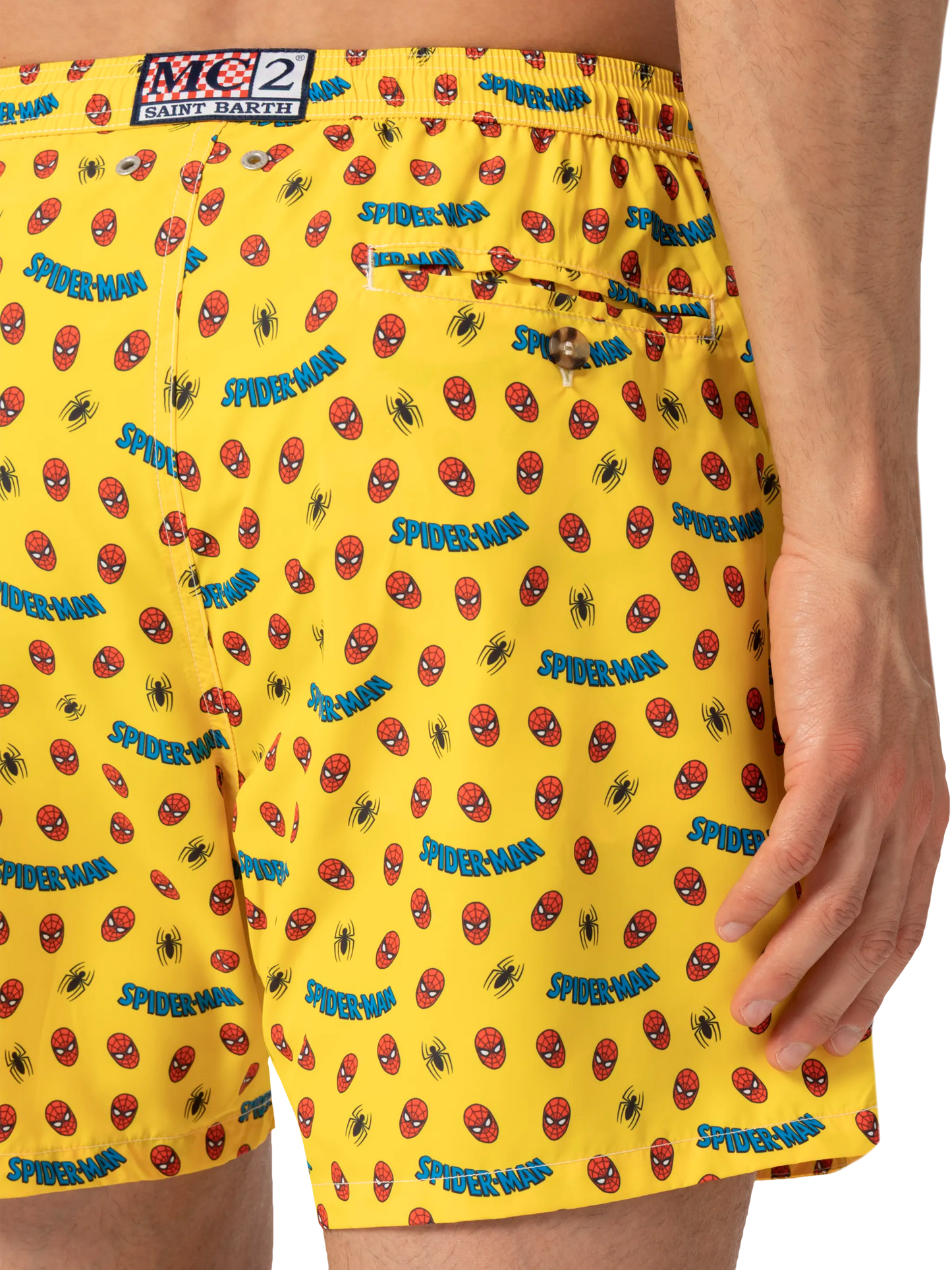 Lightweight fabric swim shorts Lighting with Spiderman print | MARVEL SPECIAL EDITION