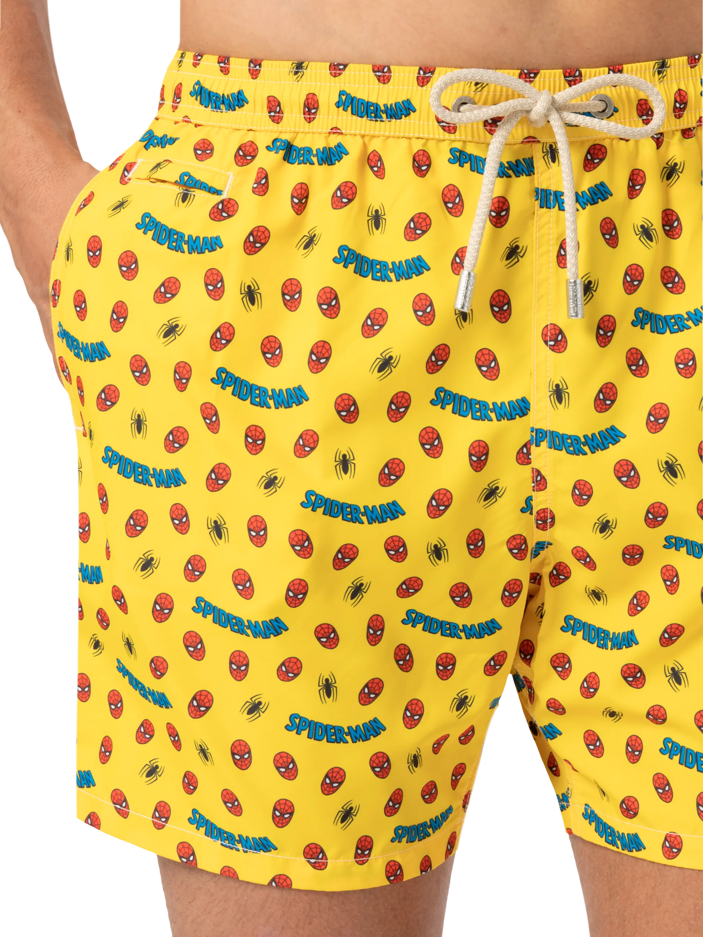 Lightweight fabric swim shorts Lighting with Spiderman print | MARVEL SPECIAL EDITION