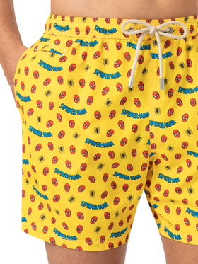 Lightweight fabric swim shorts Lighting with Spiderman print | MARVEL SPECIAL EDITION