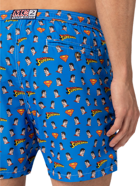 Costume mare Lighting in tessuto leggero con stampa Superman | MARVEL SPECIAL EDITION
