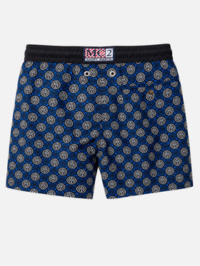 Lightweight fabric swim shorts Lighting with Inter print | INTER FC SPECIAL EDITION