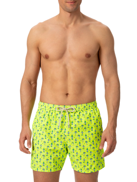 Lightweight fabric swim shorts Lighting with cocktail print