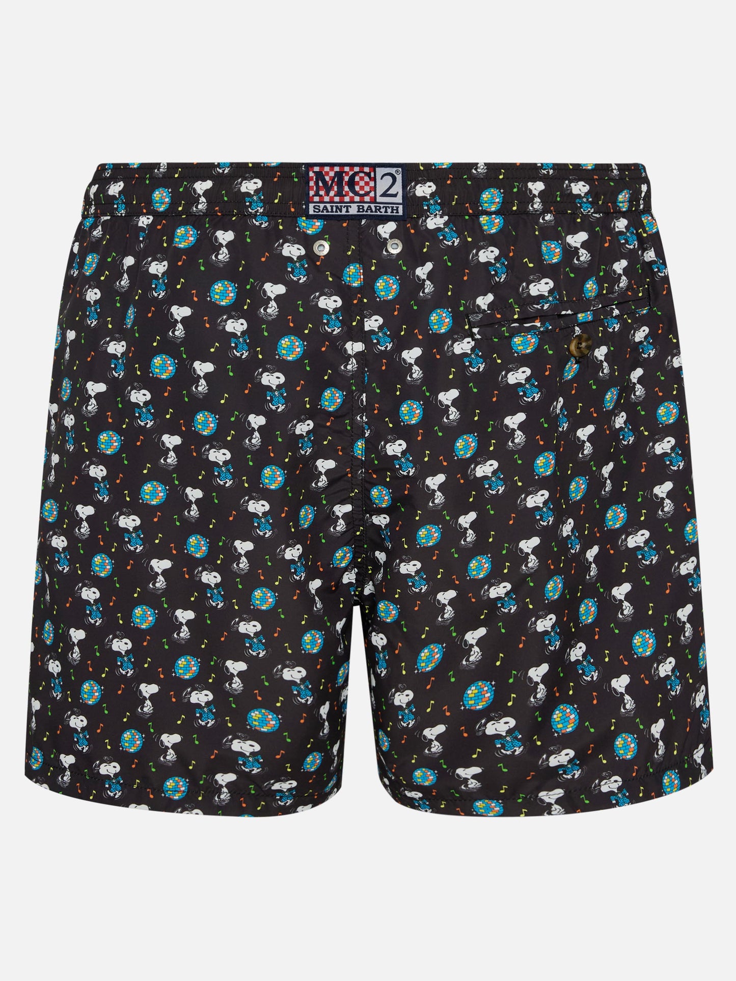 Costume da bagno da uomo in tessuto leggero con stampa Snoopy| Edizione speciale Peanuts®