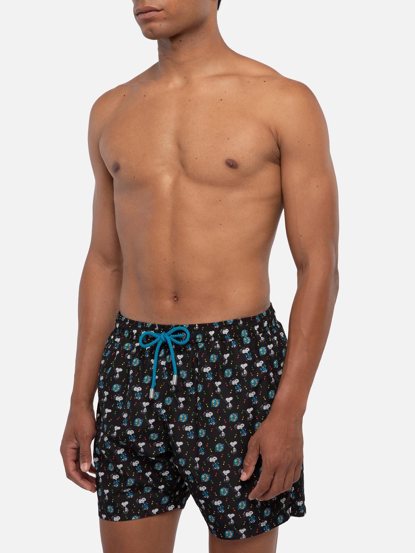 Costume da bagno da uomo in tessuto leggero con stampa Snoopy| Edizione speciale Peanuts®