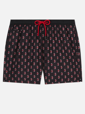 Lighting Micro Fantasy black Milan logo swim shorts | Special Edition