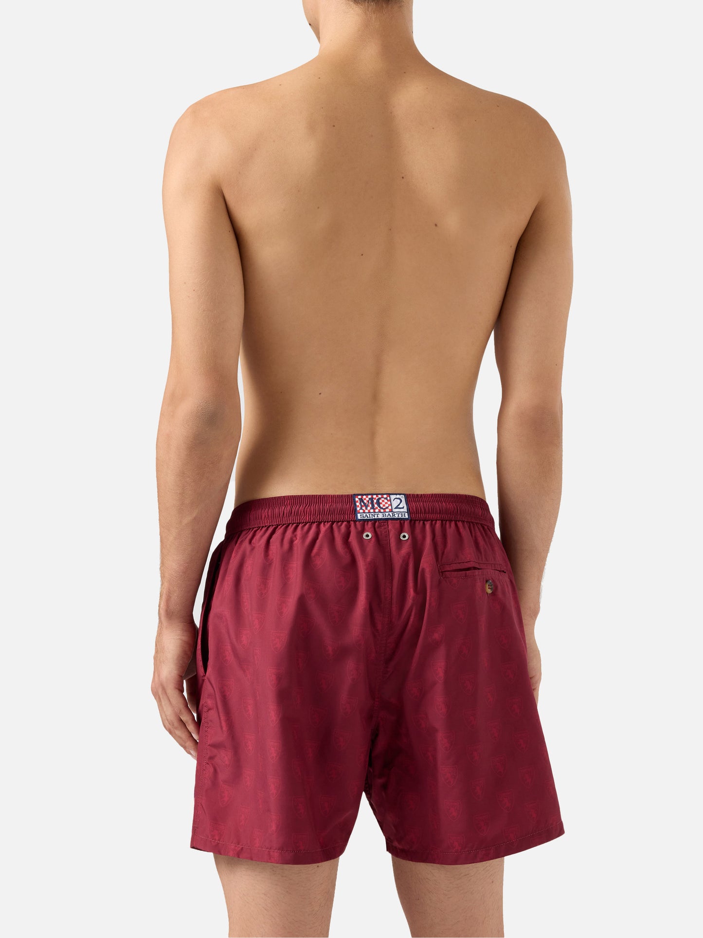 Lightweight fabric swim shorts Lighting with Torino print | TORINO FC SPECIAL EDITION