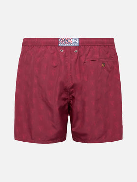 Lightweight fabric swim shorts Lighting with Torino print | TORINO FC SPECIAL EDITION