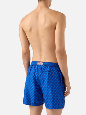 Lightweight fabric swim shorts Lighting with Sampdoria print | UC SAMPDORIA SPECIAL EDITION