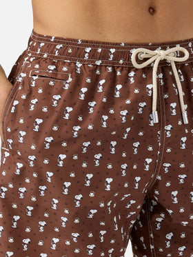 Brown Lighting Micro swim shorts with Snoopy print | Special Edition