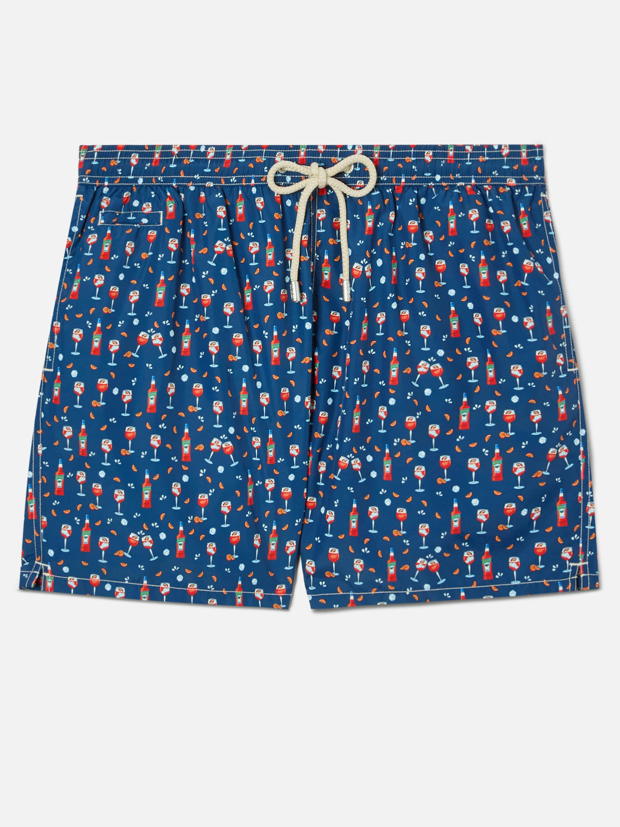 Blue Lighting Micro swim shorts with Aperol print | Special