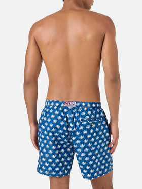 Blue Lighting Micro swim shorts with octopus print