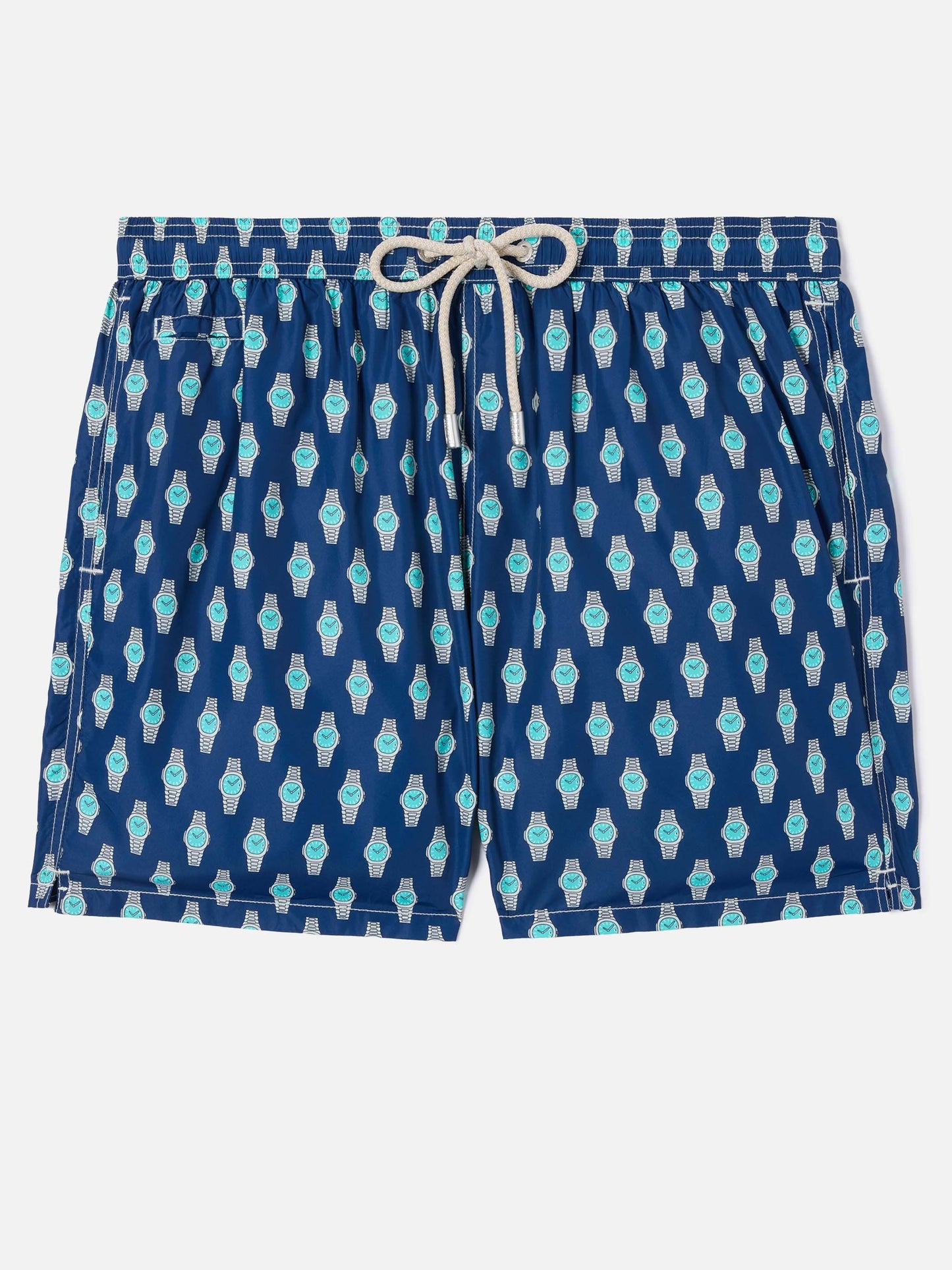 Grey Lighting Micro swim shorts with watch golden hour print