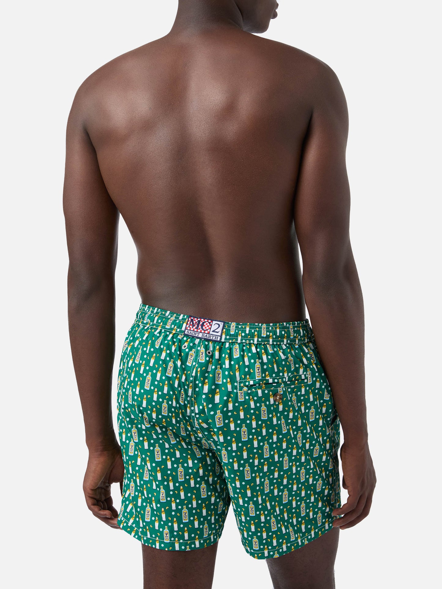 Green Lighting Micro swim shorts with Schweppes print | Special Edition