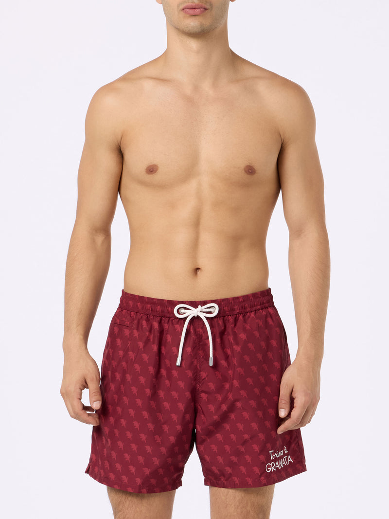 Badeshorts aus leichtem Stoff für Herren mit Torino-Logo-Aufdruck | AC TORINO SPECIAL EDITION