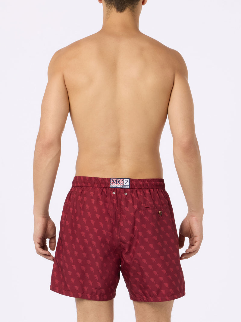 Badeshorts aus leichtem Stoff für Herren mit Torino-Logo-Aufdruck | AC TORINO SPECIAL EDITION