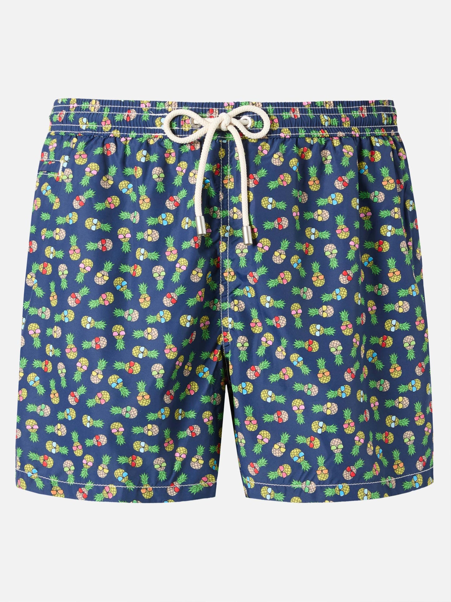 Boxer mare Lighting in tessuto leggero con stampa ananas