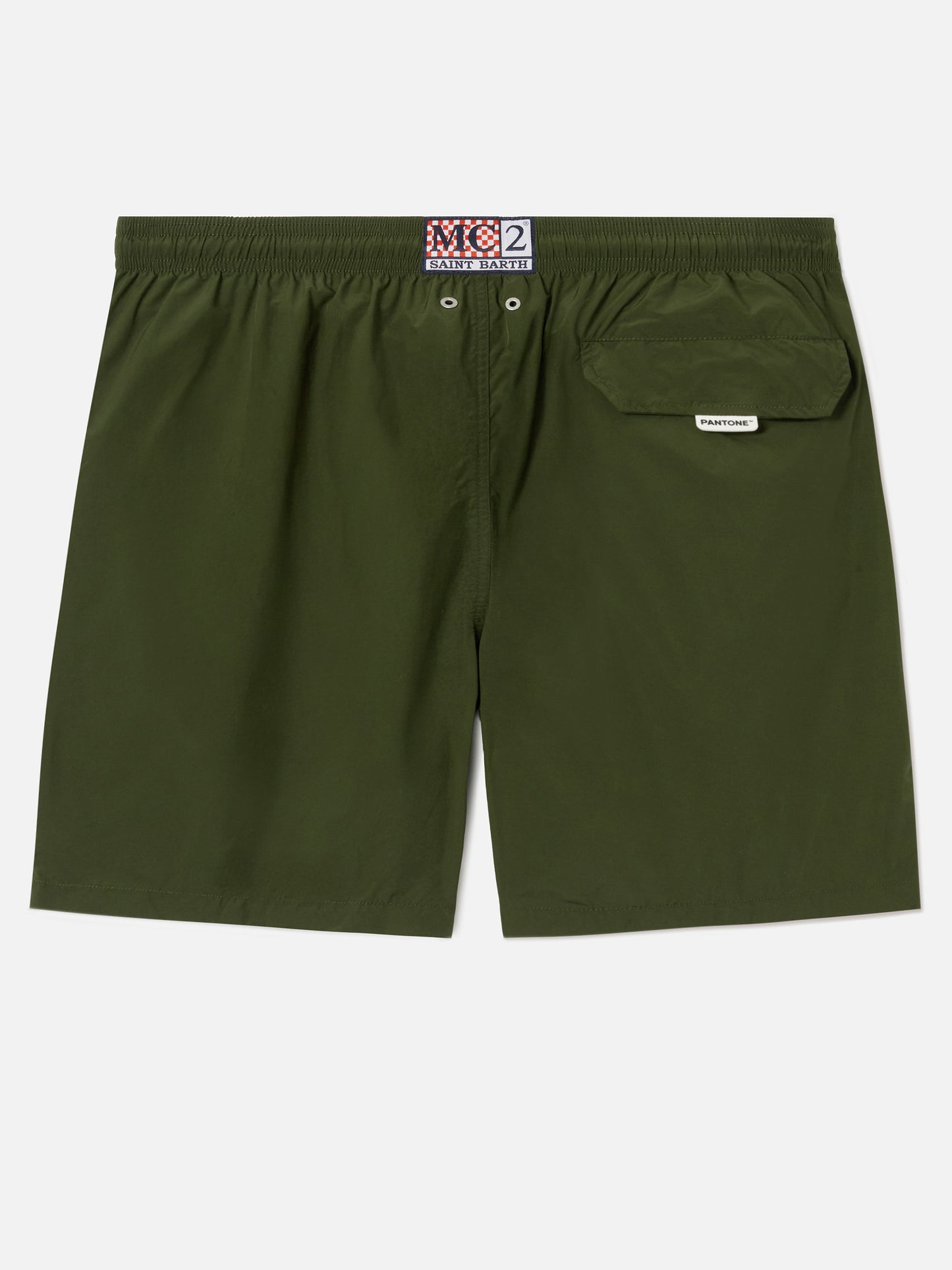 Lighting Pantone swim shorts in military green | Special Edition