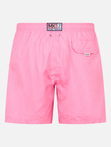 Herren-Badeshorts aus leichtem Stoff in Rosa Lighting Pantone | PANTONE-SONDERAUSGABE