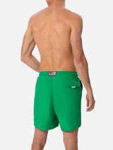 Man lightweight fabric grass green swim-shorts Lighting Pantone | PANTONE SPECIAL EDITION