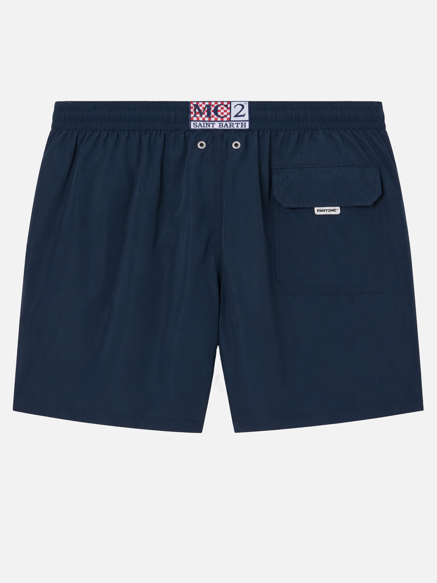 Short de bain bleu marine en tissu léger Lighting Pantone | PANTONE® SPECIAL EDITION 