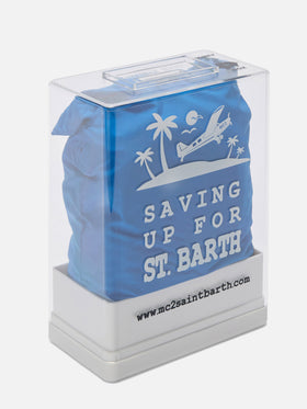 Lighting Pantone swim shorts in solid bright blue | Special Edition