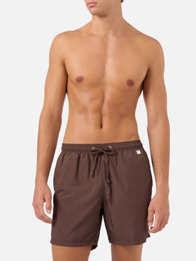 Short de bain Lighting Pantone marron foncé | PANTONE SPECIAL EDITION 