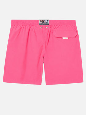 Lighting Pantone swim shorts in solid fluo pink | Special Edition