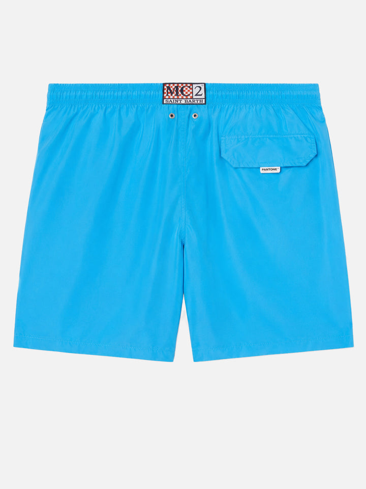 Lighting Pantone swim shorts in sky blue | Special Edition