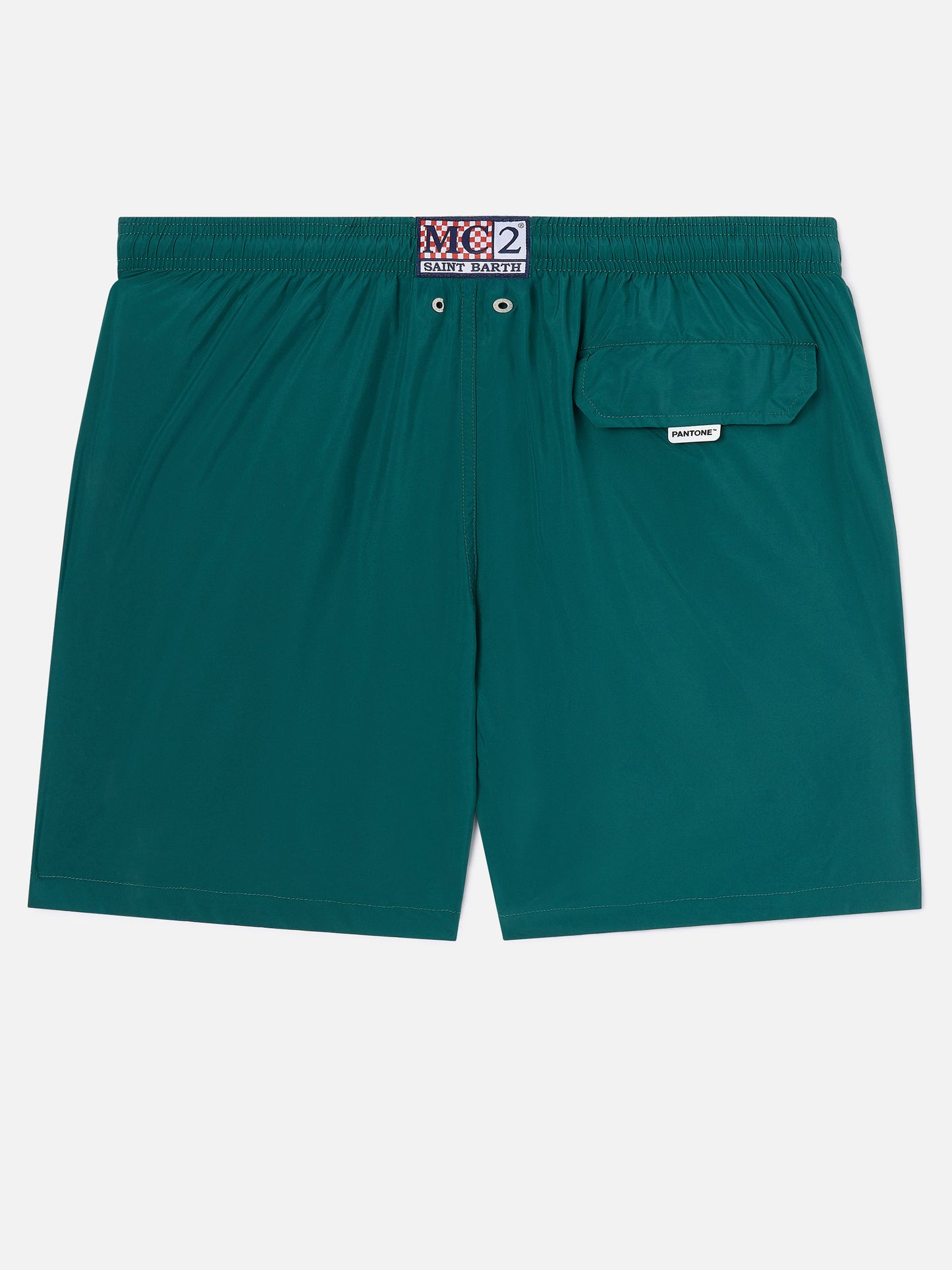 Short de bain Lighting Pantone en vert British | PANTONE SPECIAL EDITION 