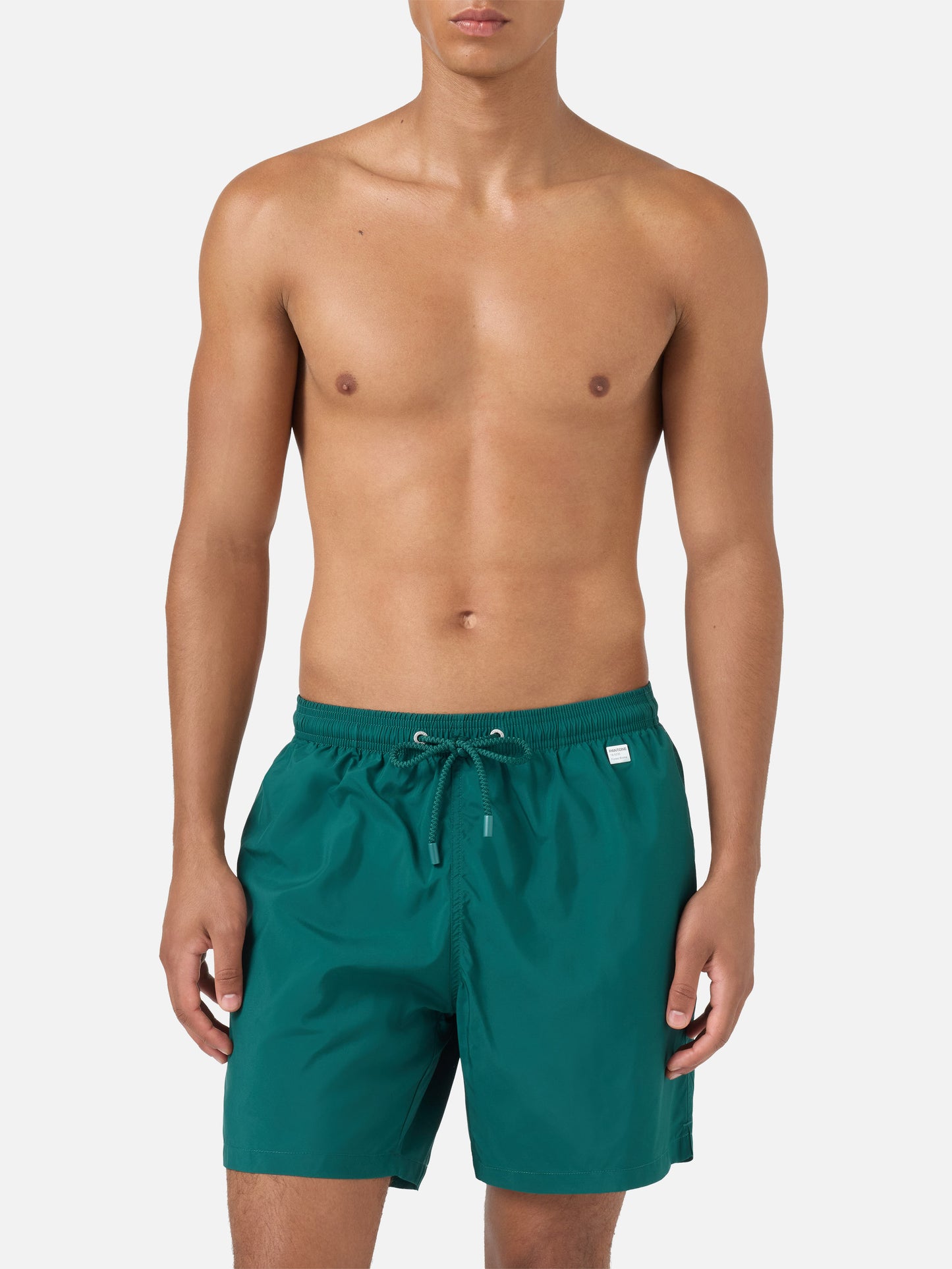 Short de bain Lighting Pantone en vert British | PANTONE SPECIAL EDITION 