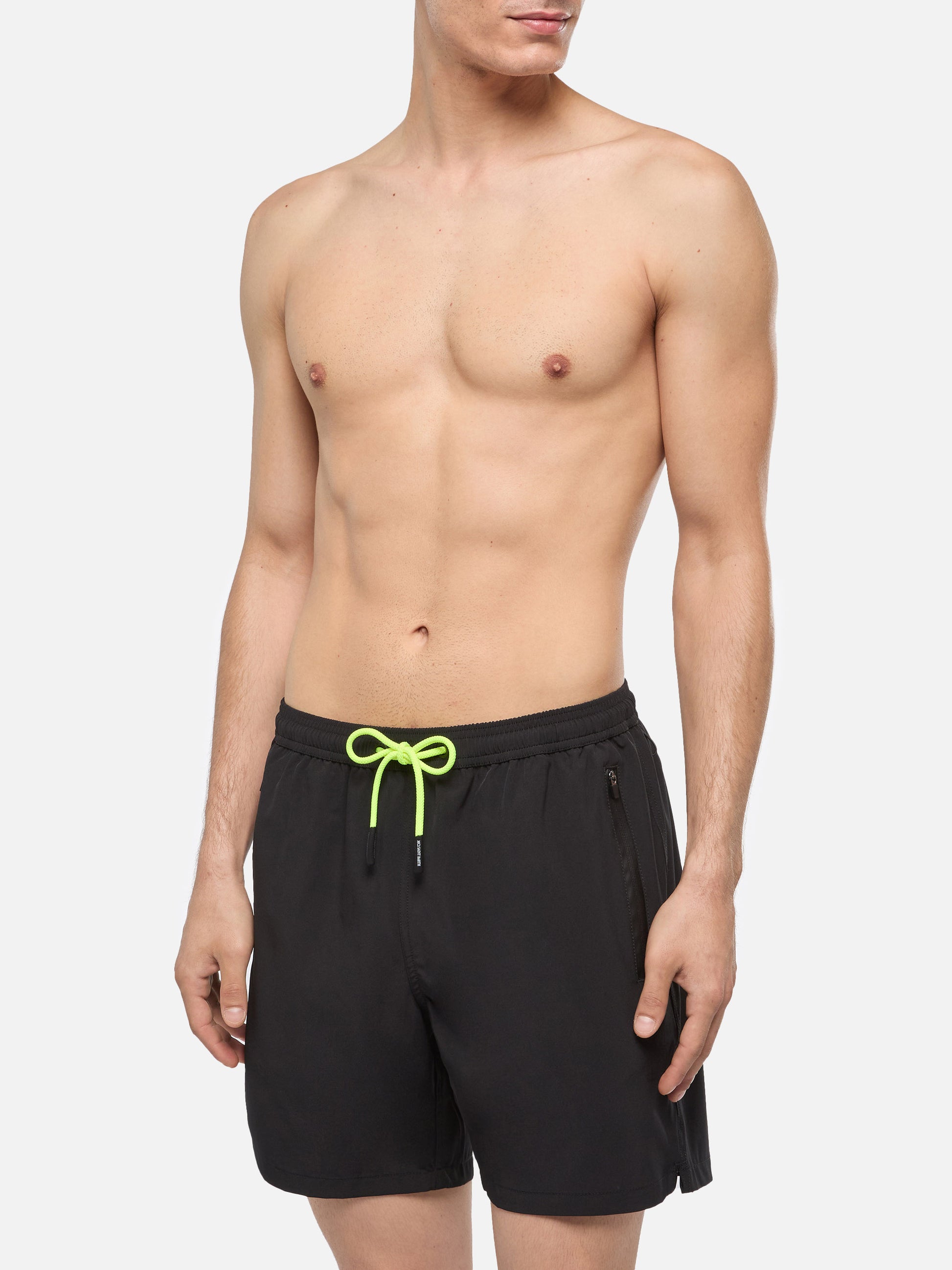 Black zipped swim shorts Lighting Submarine - MC2 Saint Barth