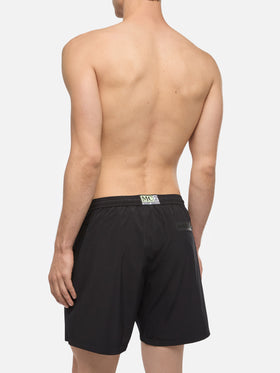 Black zipped swim shorts Lighting Submarine - MC2 Saint Barth