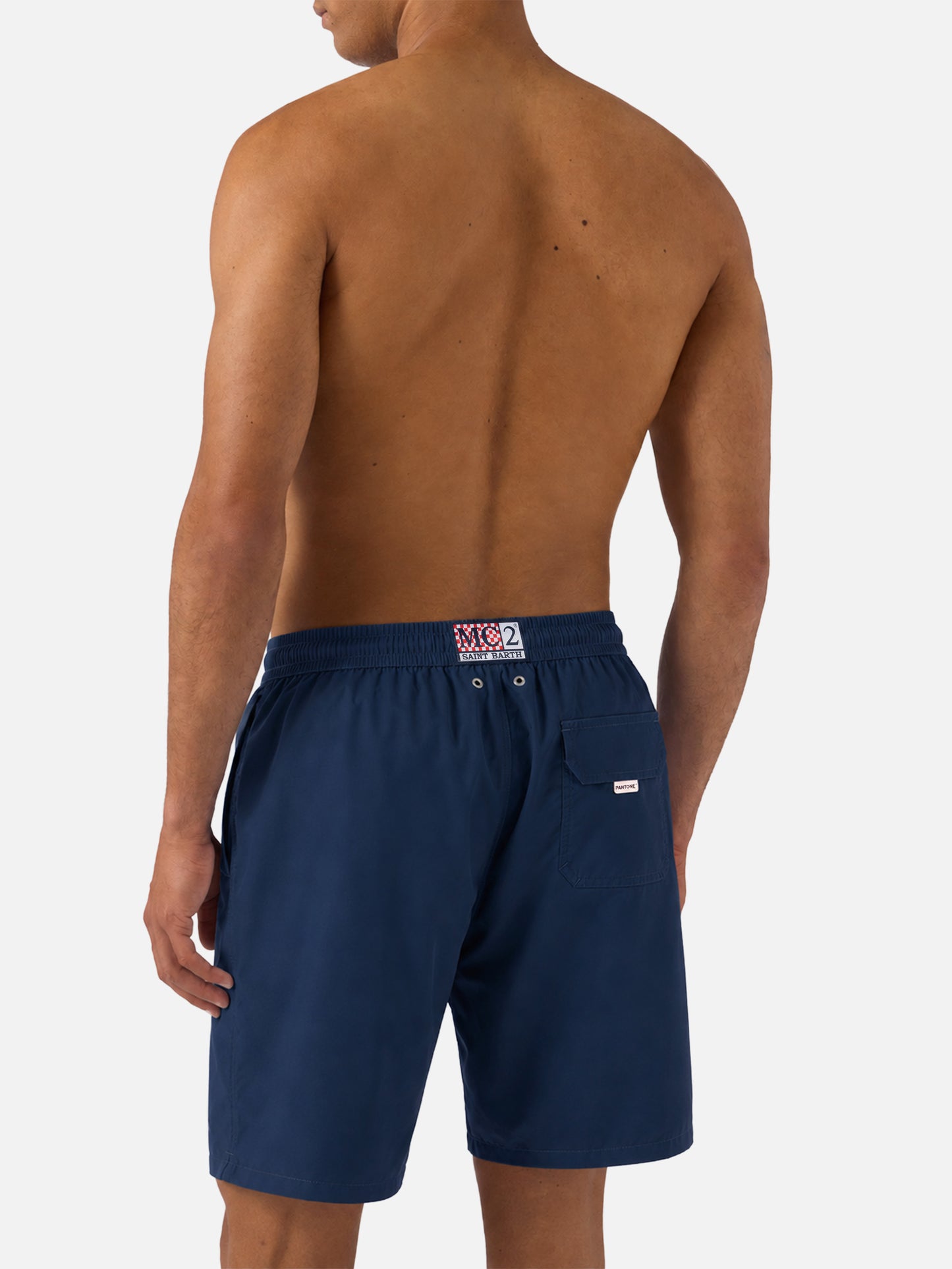 Short de bain Pantone long bleu marine lighting | Édition spéciale 