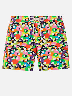 Multicolor Lighting swim shorts with abstract print | Special Edition