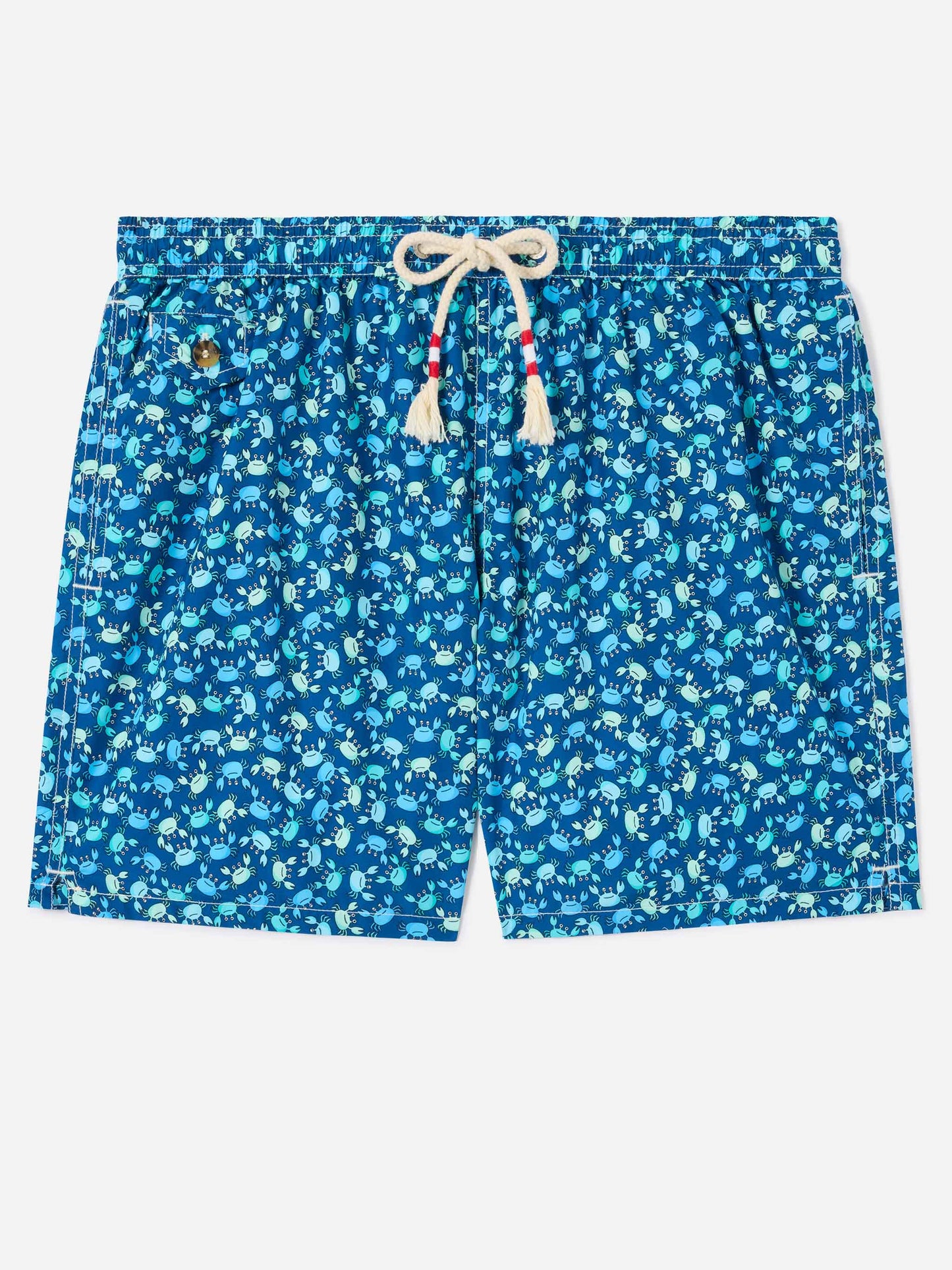Badeshorts mit Lighting crabs-Print 