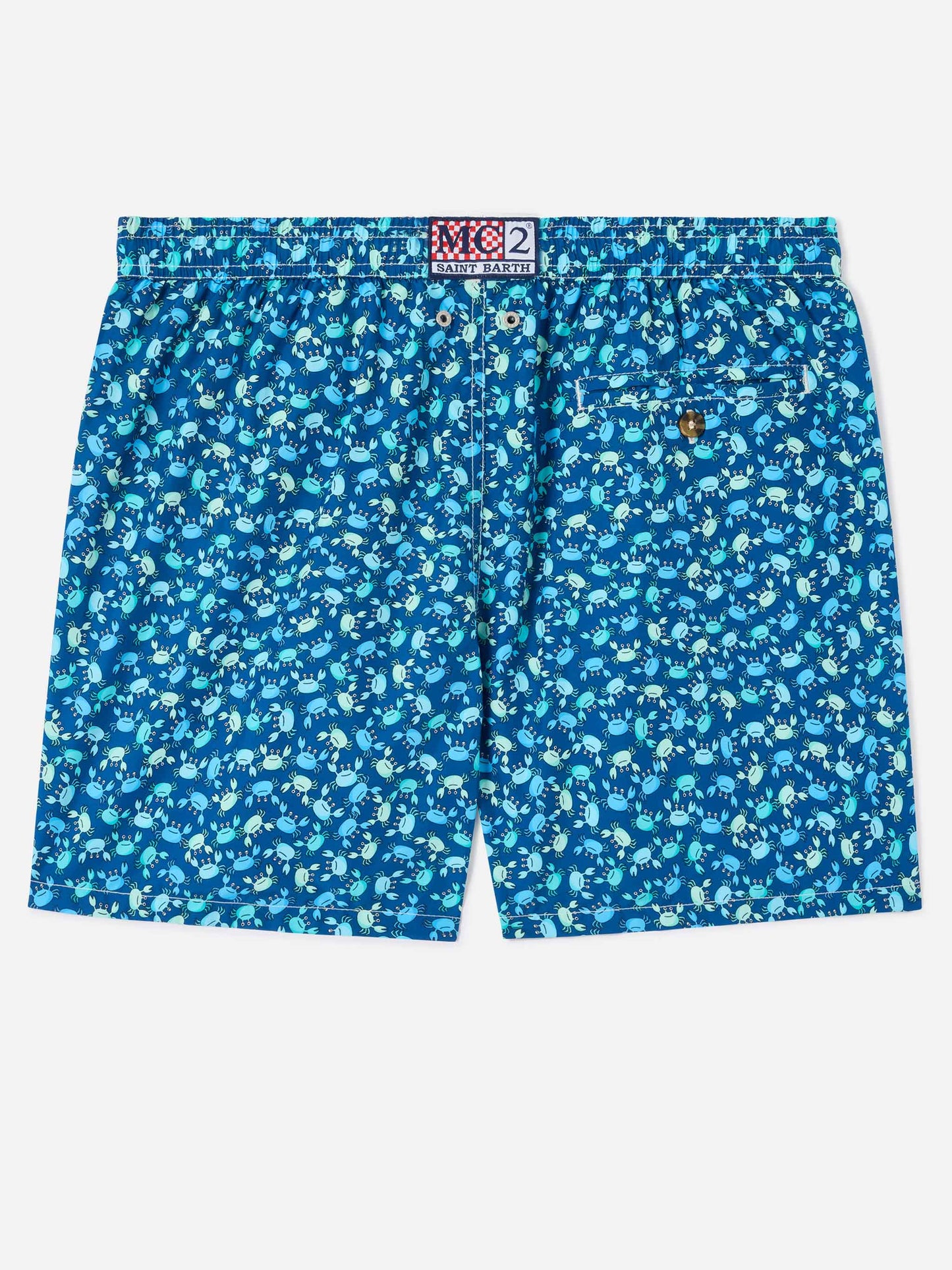 Badeshorts mit Lighting crabs-Print 