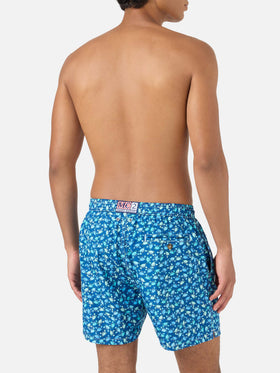Badeshorts mit Lighting crabs-Print 