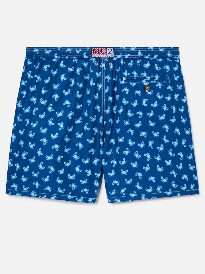 Lighting 70 swim shorts with blue all-over crab print