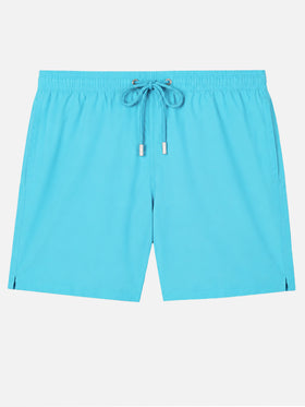 Badehose für Herren mit thermoreaktivem Print – Daisy-Print 