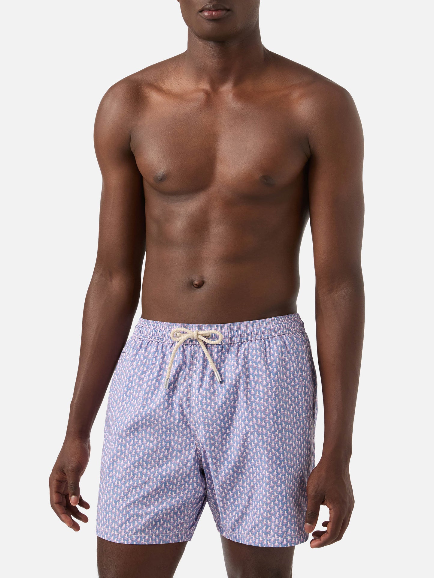 Lilac Lighting Micro swim shorts with all-over octopus print