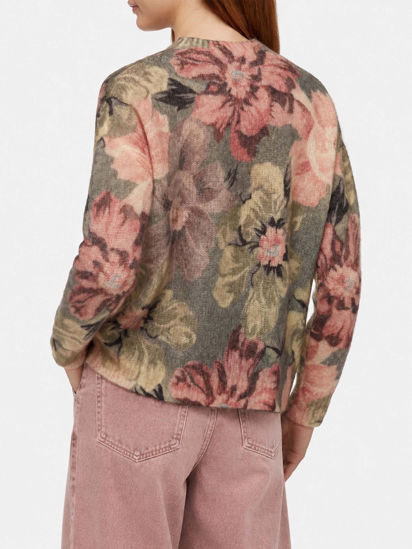 Floral Louise mohair sweater