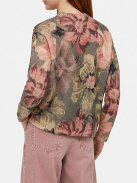 Floral Louise mohair sweater