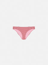 Madame pink lurex swim briefs with bow