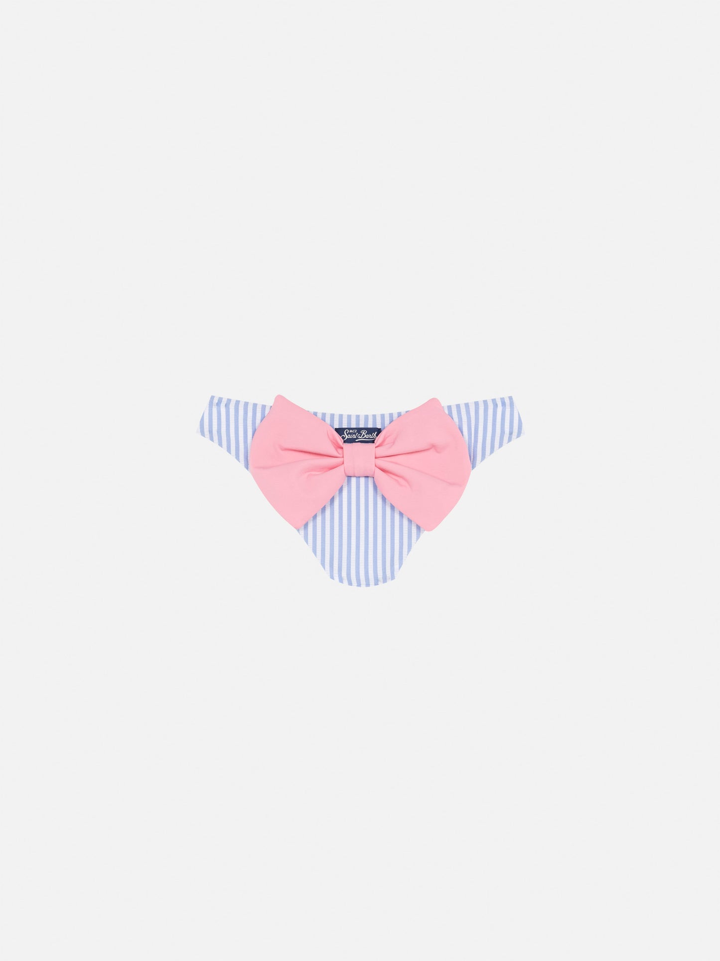 Madame seerucker swim briefs with bow - MC2 Saint Barth