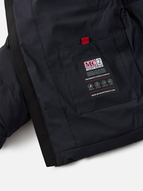 Marineblaue Steppjacke mit Kapuze für Herren von Maier