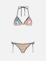 Damen Häkel Triangel Bikini Maleah mit Patches | BEEPY BELLA SPECIAL EDITION