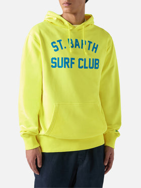 Cotton hooded sweatshirt Manhattan with Surf Club print